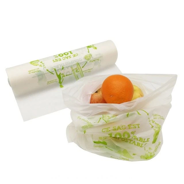 Compostable Vegetables Fruits Packing Bags in Roll